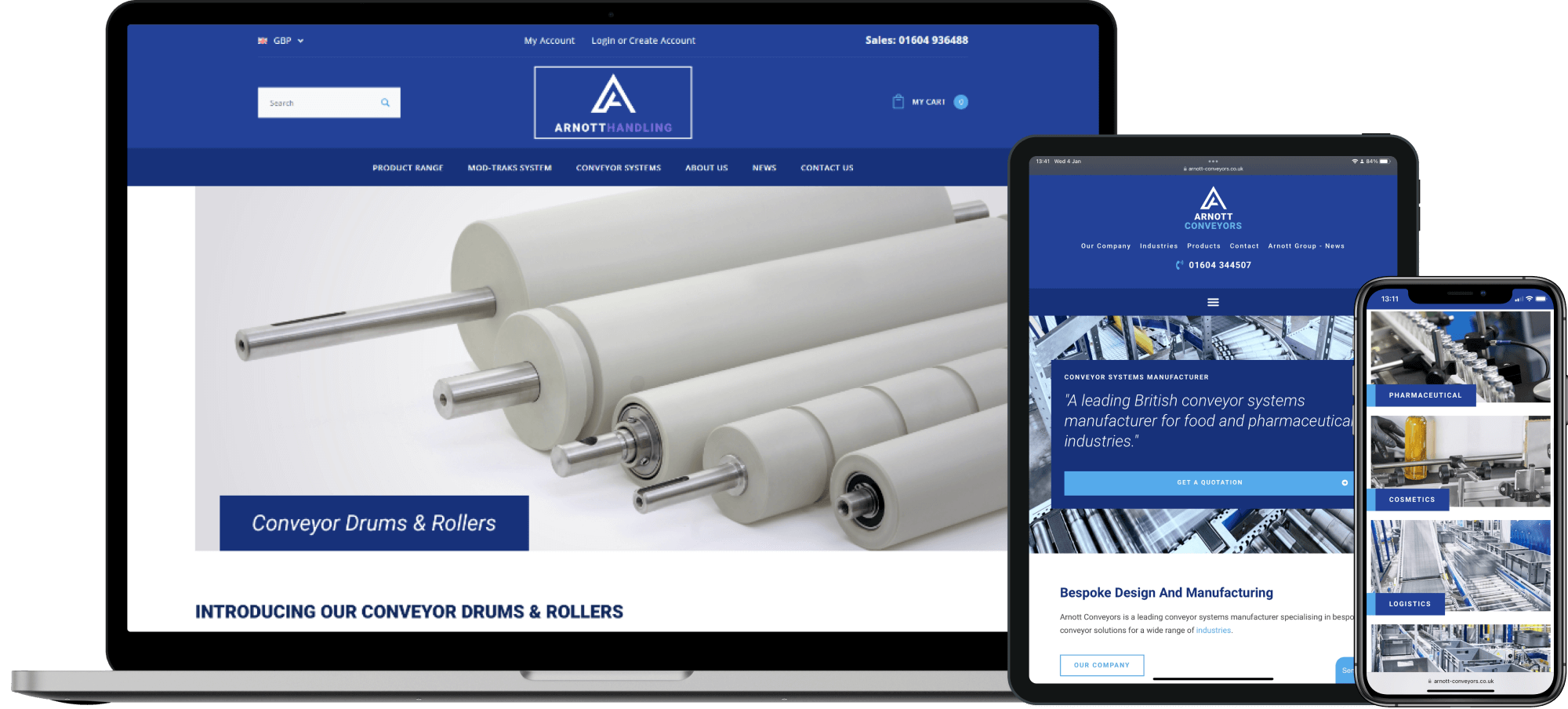 Arnotts Case Study Hero Website Design, Build and Manage